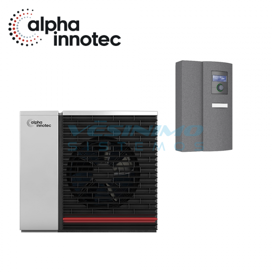 alpha innotec HYBROX 16 monoblokinis šilumos siurblys su sieniniu valdikliu WR, 6.2-13 kW (trifazis)